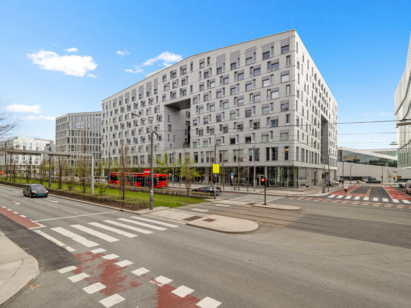 Illustrasonsbilde fasade Diagonel, Thon Eiendom