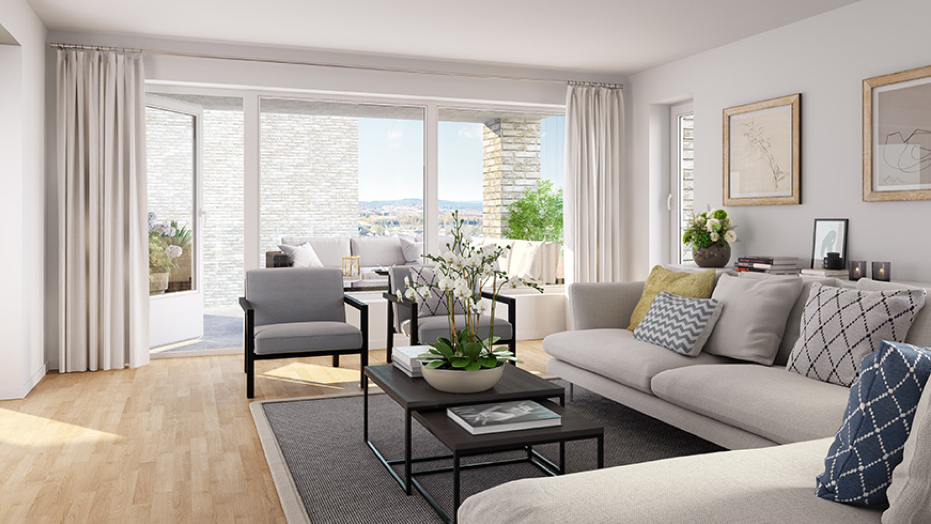 Engebrets Promenade, stue, Thon Eiendom