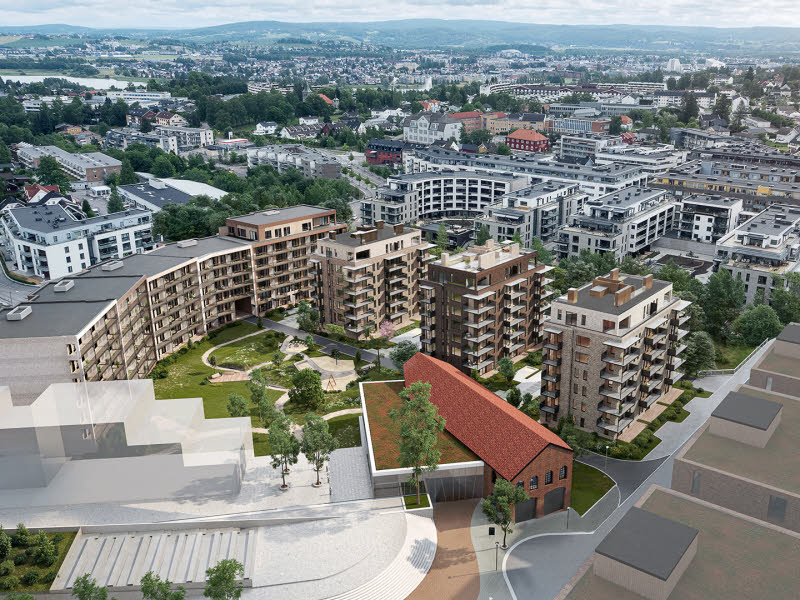 Oversikt over Strømmen Verksted