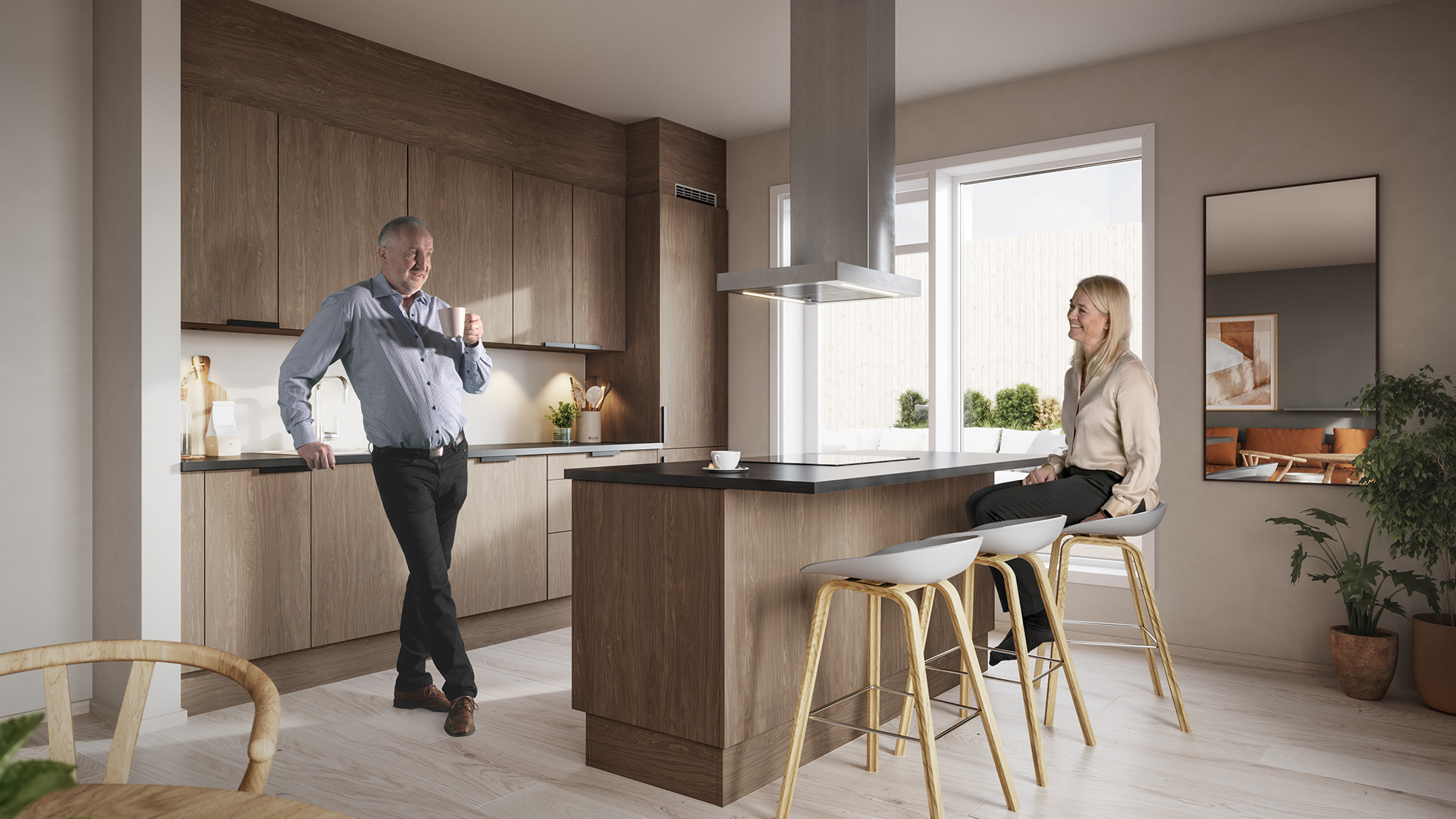 402_Thon_Skaarerlokka_ByggA_Leilighet A603_Kjokken_med mennesker_V02.jpg