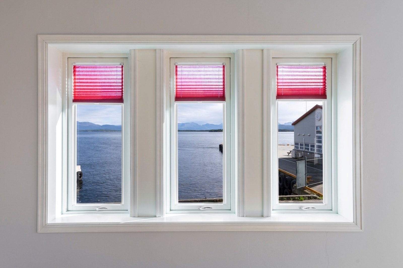 Flott utsikt fra lokalet