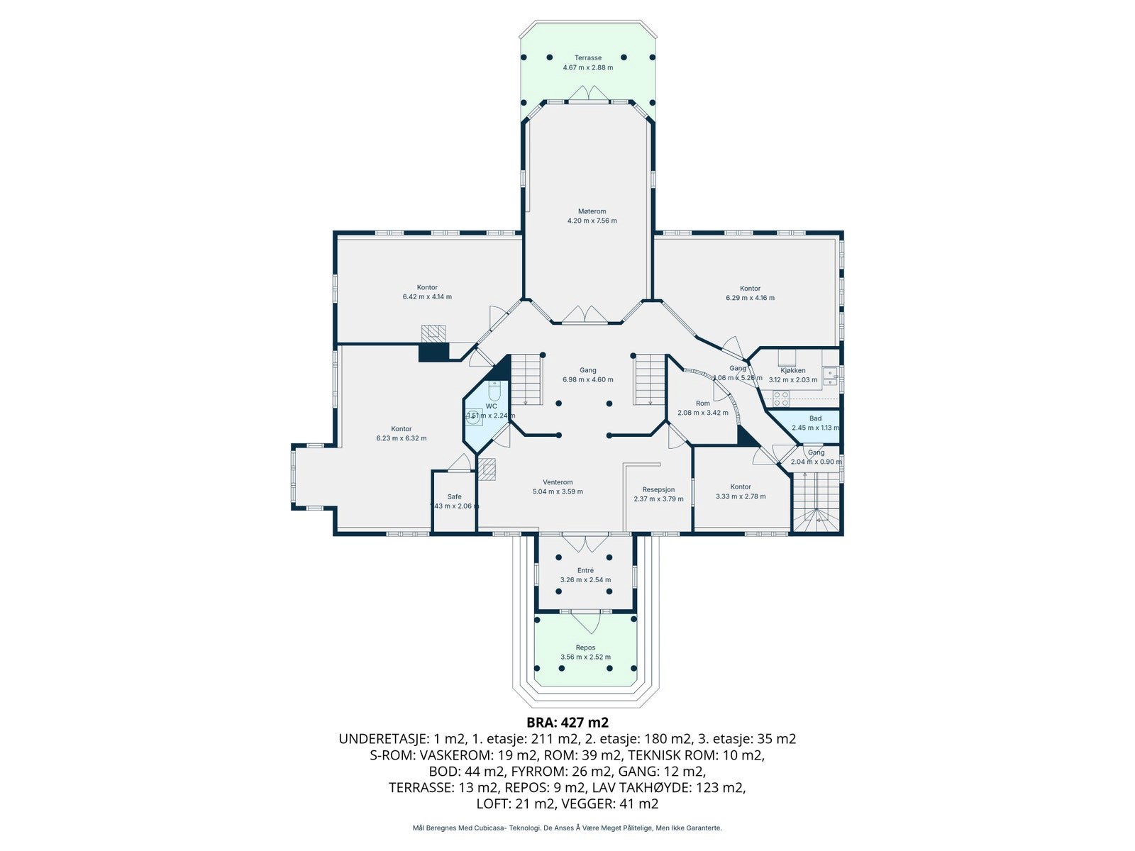 Plantegning, 2 etasje