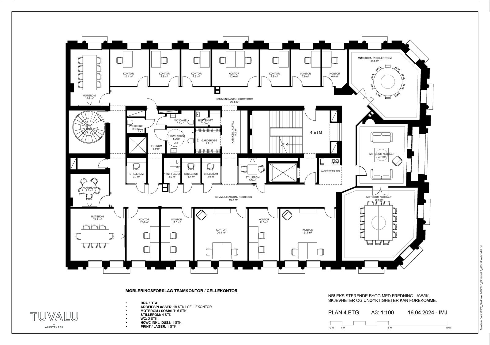 Planløsning 4.etg